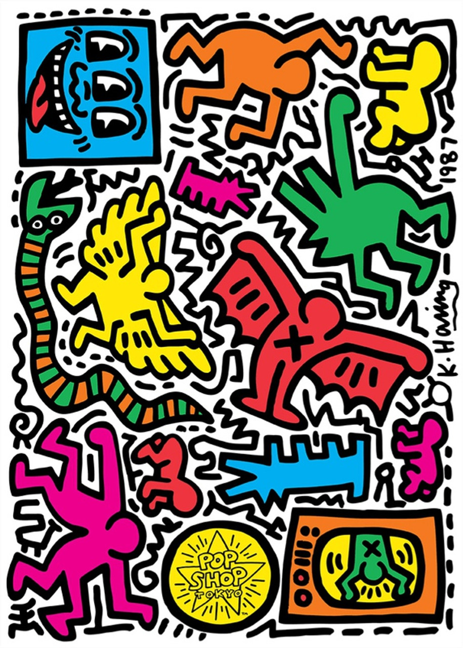 Een kunstwerk van Keith Haring